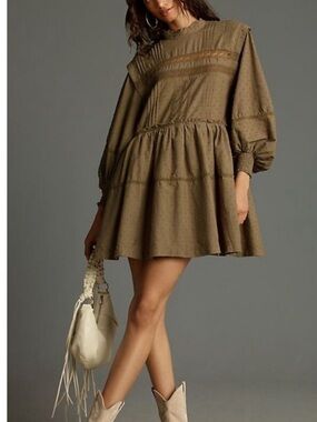 Anthropologie Pilcro Swing Mini Dress